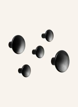 Muuto 5-Tlg. Wandhaken-Set Dots Metal schwarz von MUUTO