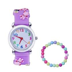 MUXIJIA Kinder Uhren für Jungen und Mädchen ab 3-10 Jahre - Analog Quarz Junge und Mädchen Uhr - Silikon Uhrenarmband Armbanduhr Kinderuhr von MUXIJIA