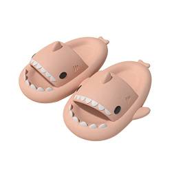 MUYOGRT Shark Slides Cute Shark Slippers Damen Hai Hausschuhe Herren Unisex Super Weich Rutschfest Badelatchen Badeschuhe für Sommer von MUYOGRT