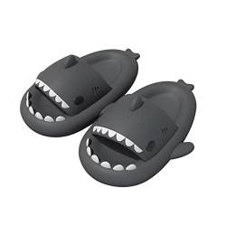 MUYOGRT Shark Slides Cute Shark Slippers Damen Hai Hausschuhe Herren Unisex Super Weich Rutschfest Badelatchen Badeschuhe für Sommer von MUYOGRT