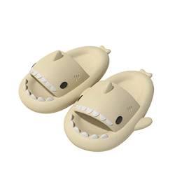MUYOGRT Shark Slides Cute Shark Slippers Damen Hai Hausschuhe Herren Unisex Super Weich Rutschfest Badelatchen Badeschuhe für Sommer von MUYOGRT