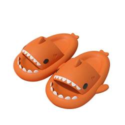 MUYOGRT Shark Slides Cute Shark Slippers Damen Hai Hausschuhe Herren Unisex Super Weich Rutschfest Badelatchen Badeschuhe für Sommer von MUYOGRT