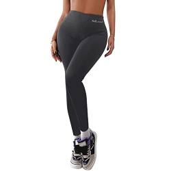 MUYOGRT Thermo Leggings Damen Gefüttert Fleece Winter Warme Leggings Thermo High Waist Elastische Blickdichte Legging Hosen Frauen Freizeithose Lang Haushose für Sport Alltag 56 von MUYOGRT