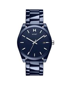 MVMT Analog Quarzuhr für Herren mit Blaues Keramikband - 28000203-D von MVMT