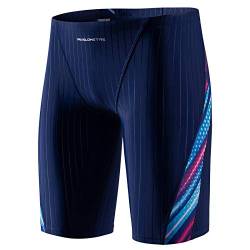 MY KILOMETRE Herren Jammers Lang Badehose Schwimmen Badeanzug Jammer von MY KILOMETRE