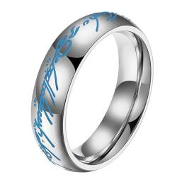 MYBaoDan Ringe für Damen Leuchtender Ringring, Unisex -Ring Für Männer Und Frauen, Personalisierter Handschmuck, Paar Geschenk-8#-Gold von MYBaoDan