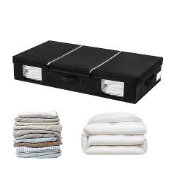 Aufbewahrungskörbe unter dem Bett, Stauraum für unter dem Bett, Aufbewahrungskörbe unter dem Bett mit Trennwänden, faltbare Aufbewahrungsorganisatoren für Kleidung, Bettwäsche, Spielzeug von MYJIO