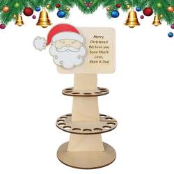 Weihnachts-Geldhalter-Dekoration, Holz-Baumschmuck, einzigartiger Geldhalter | Einzigartige Weihnachtsdekoration, festliche Weihnachtsgeldhalter für Foto, Bargeld, Kinder und Erwachsene von MYJIO