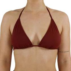 MYLILY Bikini Oberteil Triangel Rot | Triangel Bikini Damen | Bikini Damen Oberteil | Bikini Oberteil Rot (L) von MYLILY