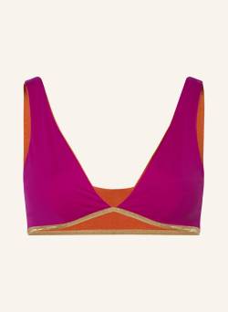 Mymarini Bustier-Bikini-Top Pool Bra Shine Zum Wenden pink von MYMARINI