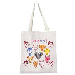 MYSOMY K-POP Boy Group Geschenk Stay Fandom Tragetasche K-POP Fans Geschenk K-POP Musik Merchandise Sänger Wiederverwendbare Tasche Geschenk, UK Skz00 Tb, Einheitsgröße von MYSOMY