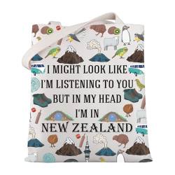 MYSOMY Neuseeland-Reisetasche, Neuseeland-Einkaufstasche, Neuseeland-Souvenirs, Geschenk, Neuseeland-Liebhaber, Geschenk, In Neuseeland Tb, 13.7inch*15inch von MYSOMY