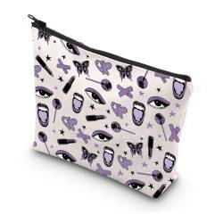 MYSOMY Sänger-Make-up-Tasche, Musik-Sänger-Song-Geschenk, Sänger-Fans, Geschenk, Sänger-Merch für Mädchen, Musikliebhaber, Geschenk für Popmusik-Fans, Geschenk für Frauen, Oder Tasche, Modern von MYSOMY