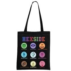 MYSOMY The Owl House Inspired Gift The Owl House Characters Tote Bag The Owl House Fan Gift Hexside School of Magic and Demonics The Owl House Coven, Uk Hexside Tb-bl, Einheitsgröße von MYSOMY