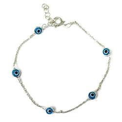 MYSTIC JEWELS by Dalia - Armband aus Silber, 19 cm, zum Verschenken hellblau von MYSTIC JEWELS