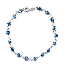 MYSTIC JEWELS by Dalia – Armband aus Silber – 19 cm (Hellblau) von MYSTIC JEWELS