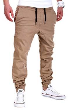 MT Styles Herren Harem Jogger Chino-Hose Jeans-Hose C-60 [Beige, W36] von MYTRENDS Styles