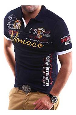 MT Styles Poloshirt Monaco T-Shirt MP-304 [Dunkelblau, M] von MYTRENDS Styles