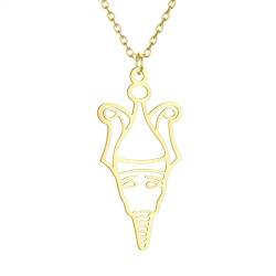 MYYCYCV Halskette Anhänger Ägyptischer Schmuck Osiris Halskette Ägyptische Tierkreiszeichen Usir Halskette Ägyptische Halskette Geschenk von MYYCYCV