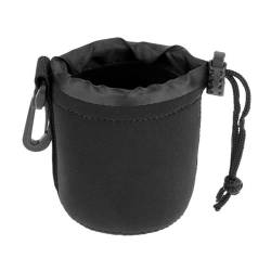 MZPOZB Kameratasche 1Pcs Kamera-Objektiv-Beutel wasserdichte Videokamera-Objektiv Tasche Tasche voller Größe S M L XL-Kamera-Objektiv-Schutz Fototasche (Color : Black S) von MZPOZB