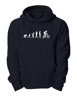 Ma2ca - Evolution Biker Fahrrad Kapuzensweatshirt-Charcoal-m von Ma2ca