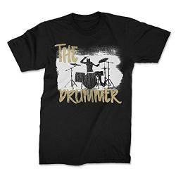 Ma2ca - The Drummer - Schlagzeuger T-Shirt-Black-XL von Ma2ca