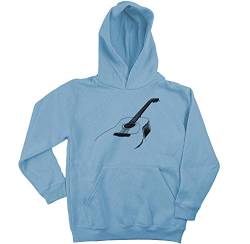 Ma2ca Unplugged Gitarre Kinder Kapuzenpullover Hoodie-SkyBlue-XL von Ma2ca