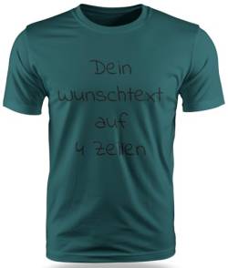 T-Shirt mit Wunschtext - Selber gestalten mit dem Amazon T Shirt Designer - Tshirt Druck - Shirt Designer Herren Männer T-Shirt-Divablue-m von Ma2ca