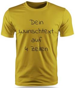 T-Shirt mit Wunschtext - Selber gestalten mit dem Amazon T Shirt Designer - Tshirt Druck - Shirt Designer Herren Männer T-Shirt-Sunflower-XL von Ma2ca