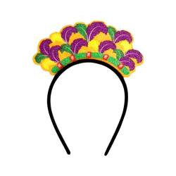 MaNMaNing 2024 Frauen Männer Mode Stirnband Karneval lustige Dressing Kopfbedeckung Karneval Kostüm (Yellow, One Size) von MaNMaNing