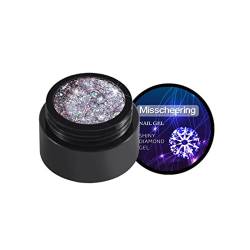 MaNMaNing Diamond gel Nagellack Neon Nagellack reflektierende glänzende Gel-Lacke Frühlingssommer Gel-Politfarbe für DIY- MM629H11568 von MaNMaNing