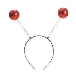 MaNMaNing Weltraumkopfbedeckung Funky mit Brille Mütze Cosplay Partys Kostüm (Red, One Size) von MaNMaNing