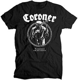 Coroner Mens T-Shirt Black Unisex Mens Tees XL von MaNboc