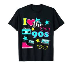 I love the 90 - Retro 90er Jahre T-Shirt von MaPaNoLi Design