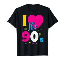 I love the 90 - Retro 90s Party Costume T-Shirt von MaPaNoLi Design