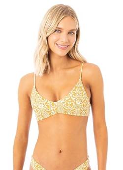 Maaji Damen Amber Tribal Rocks Wendebralette Bikini, Blickdicht, gelb, Medium von Maaji