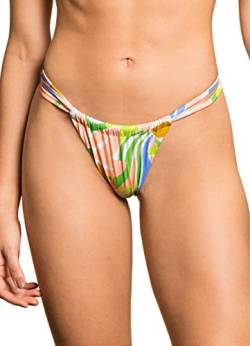 Maaji Damen Selvatik Hope Wendbarer geteilter Riemen Cheeky Cut Bikini-Unterteile, Mehrfarbig, S von Maaji