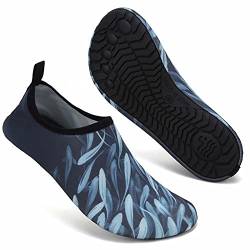 Badeschuhe Wasserschuhe Schwimmschuhe Herren Damen Strandschuhe Aquaschuhe Barfussschuhe Neopren Surfschuhe(Fisch Gruppe,36/37 EU) von Mabove