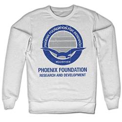 MacGyver Phoenix Foundation Sweatshirt (White) Medium von MacGyver