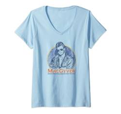 Macgyver Title T-Shirt mit V-Ausschnitt von MacGyver