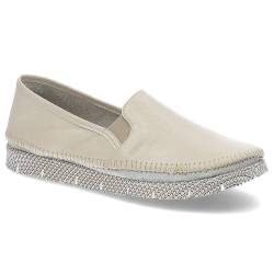 Beige Halbschuhe Maciejka Modische Damen Lederschuhe von Maciejka