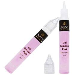 Macy Remover Pink Gel Tube | für Wimpernverlängerung | zur hautschonenden Entfernung von künstlichen Wimpern | [15g] von Macy Co. Ltd. Korea