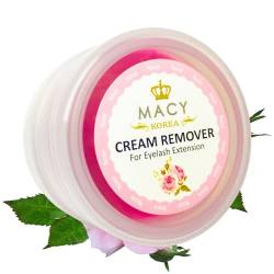 Wimpernremover Cream | Lash Extension Entferner | Zur Schnellen Entfernung von Wimpernverlängerung und Wimpernkleber | verschiedene Düfte | 15g von Macy - Duft: Rose von Macy Co. Ltd. Korea