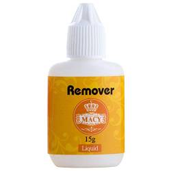 Wimpernverlängerung Remover Liquid | bietet Rückstandsloses entfernen der Einzelwimpern Wimpernverlängerung| Extension Entferner original Macy [15g] von Macy Co. Ltd. Korea