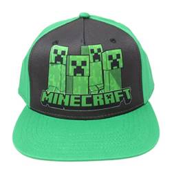 Minecraft Crafting Since Alpha Jungen Snapback Hut Cap New Licensed Black, Schwarz, M/L von Mad Engine