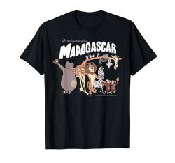 Madagascar Cartoon Group Shot Movie Logo T-Shirt von Madagascar