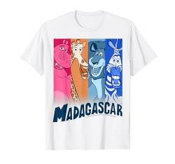 Madagascar Group Shot Bar Panels Poster T-Shirt von Madagascar