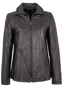 Maddox - Damen Echtleder Lederjacke Lammnappa schwarz Größe 44 von Maddox