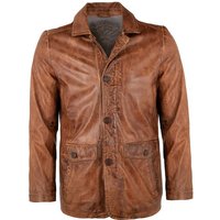 Maddox Lederjacke Anthony Echtleder Herren Lederjacke Lammnappa cognac von Maddox