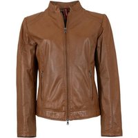 Maddox Lederjacke Baltrum MADDOX - Damen Echtleder Lederjacke Lammnappa whisky von Maddox